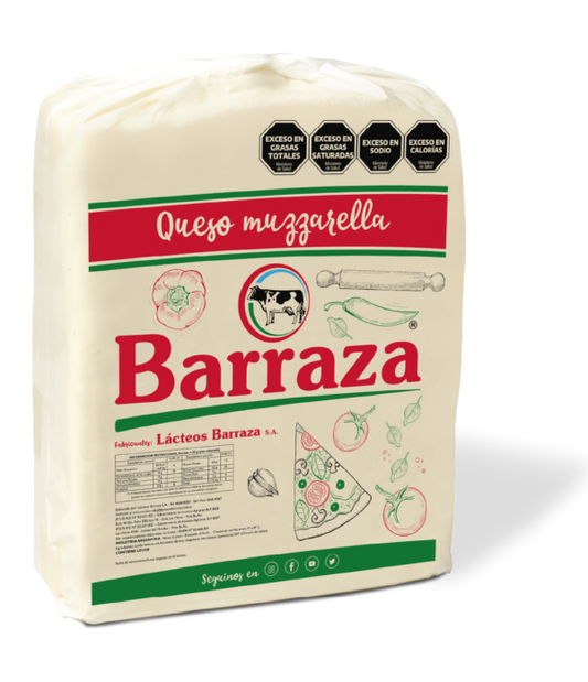 Queso muzzarella barraza x kilo